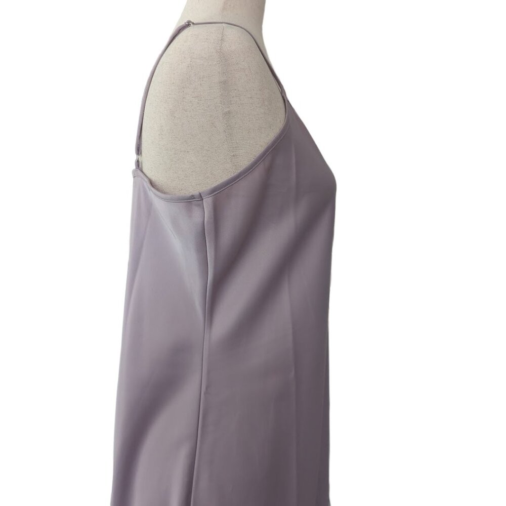 NWT Banana Republic Lavender V-neck Midi Length Slip Dress - Picture 5 of 13
